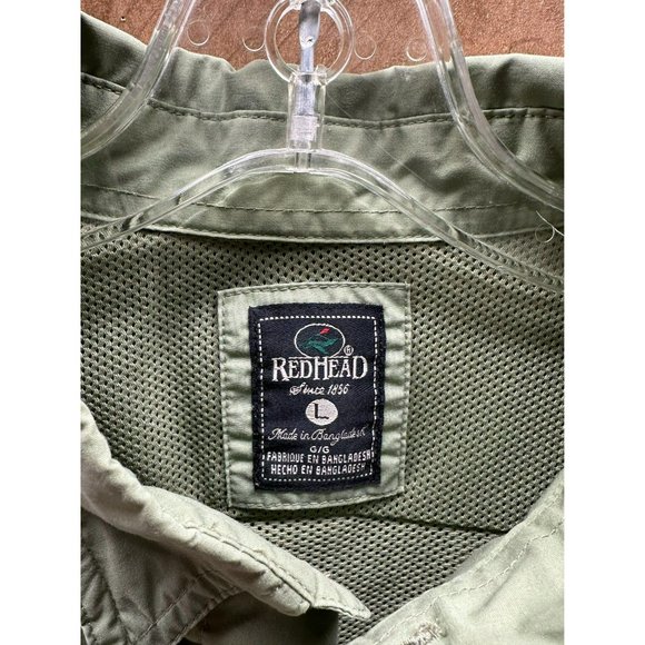 RedHead Men's Long Sleeve Button Up Size Large - Picture 2 of 3